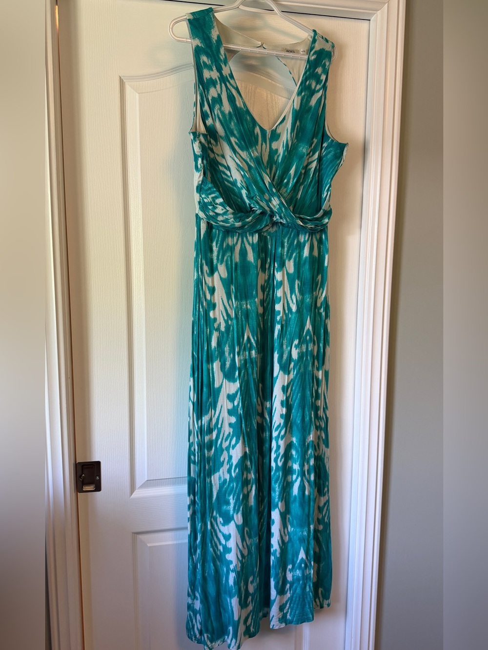 Ricki's Teal and White patterned Maxi Dress
